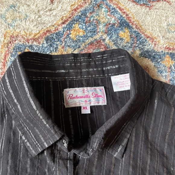 Vintage Panhandle Slim Horse Bedazzled Button-up Shirt Size XL - Picture 3 of 4